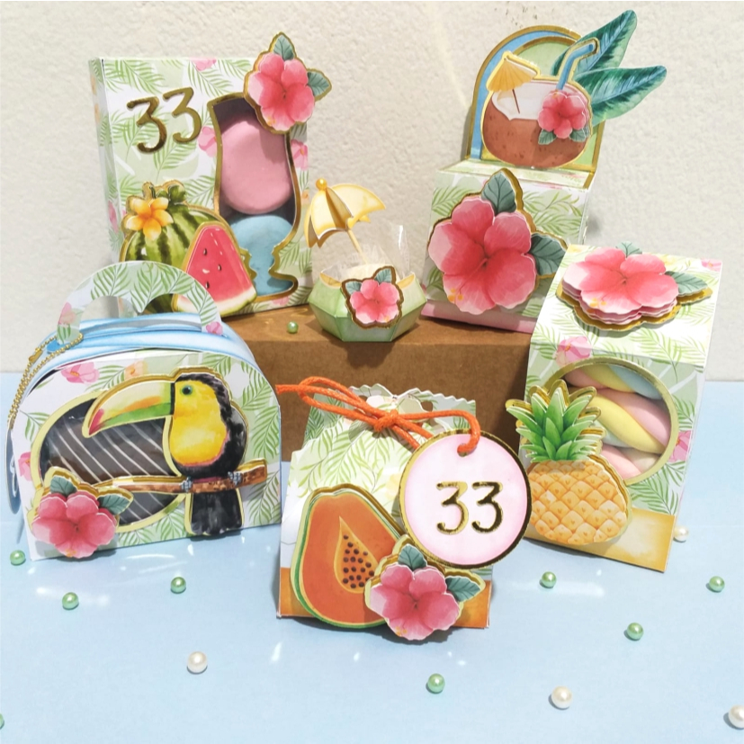 Kit festa Tropical - Kit personalizados Tropical