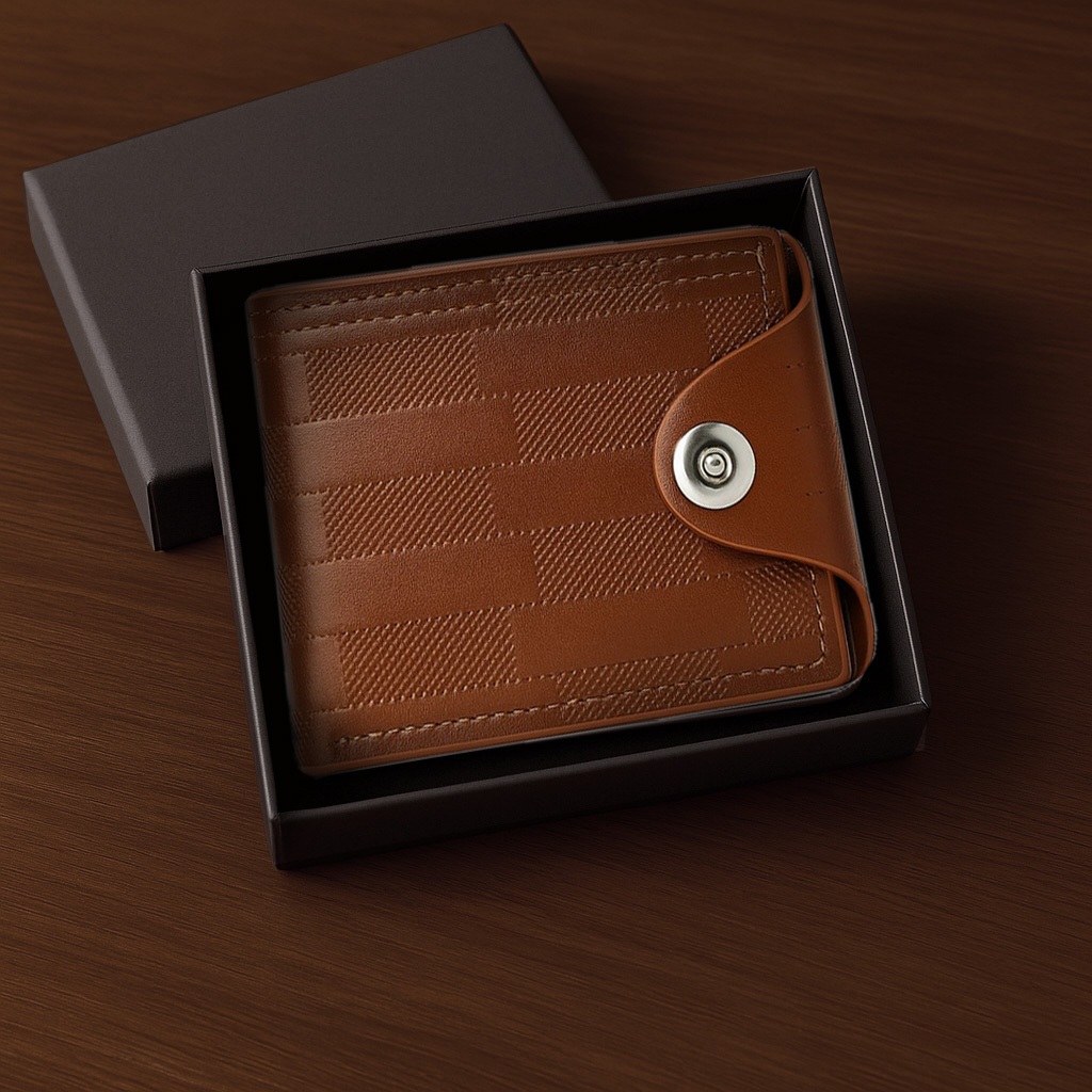 Carteira Masculina com Bolso Interno com Zíper Porta Cartões Ideal Para Dia a Dia Viagens e Trabalho Com Estilo  Premium