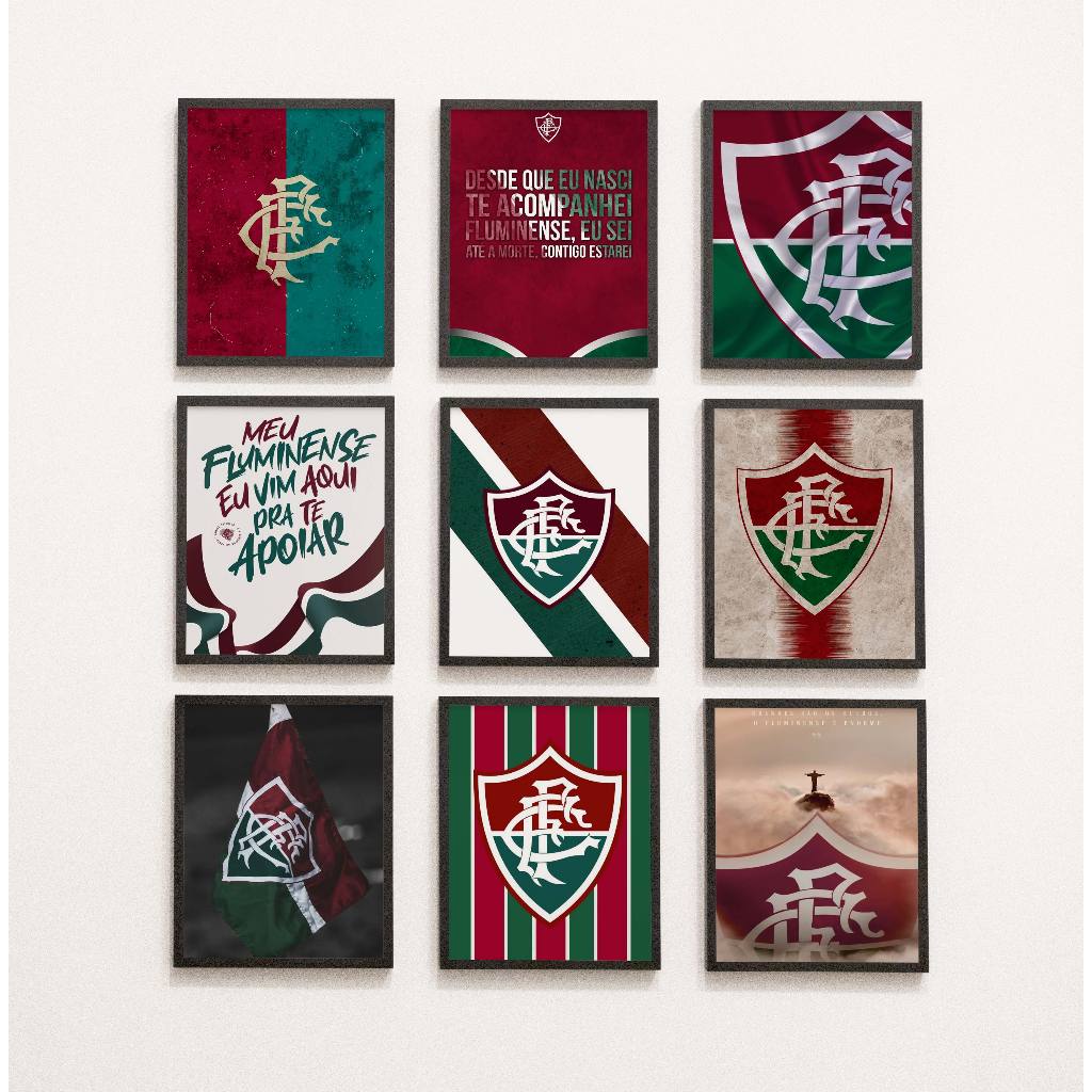 Placa Decorativa - Fluminense em Oferta na Shopee