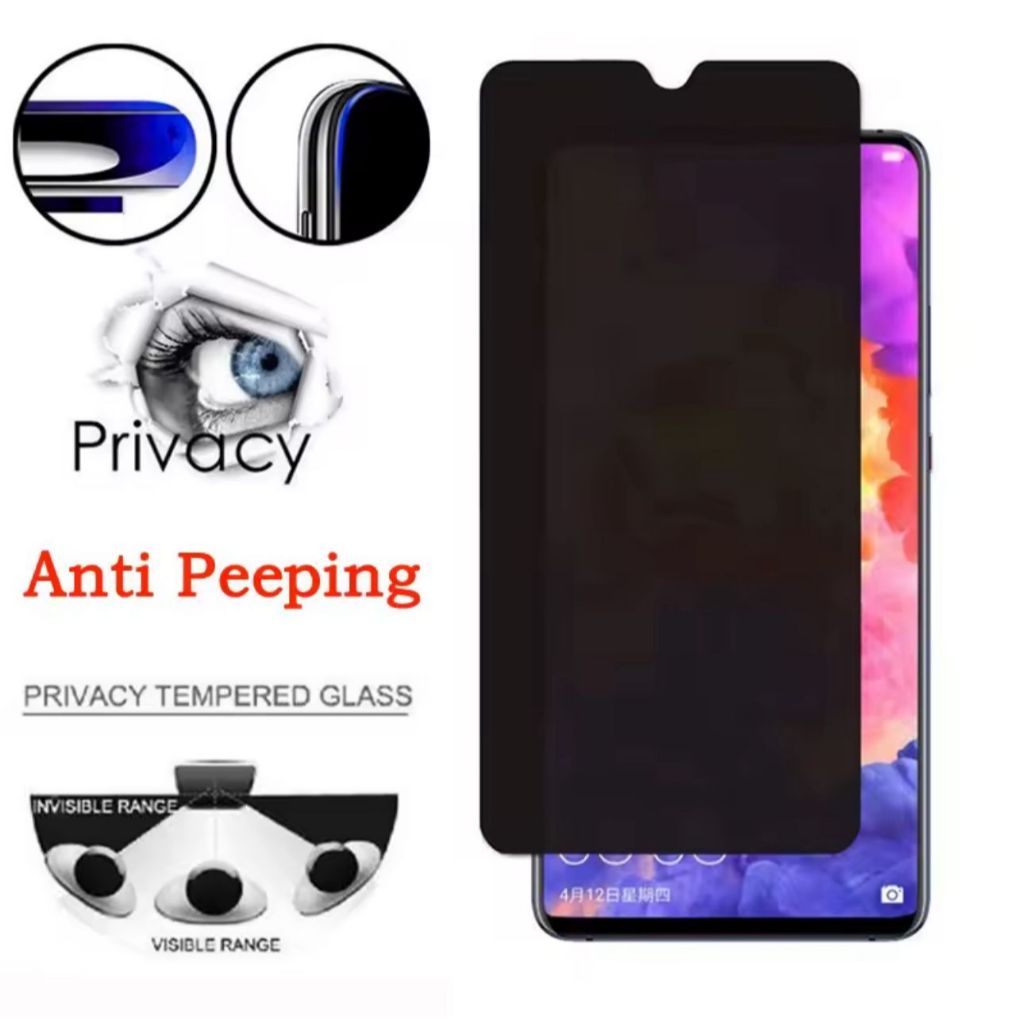 Película Privacidade 3D Anti Spy Samsung A02 A02S A03 A03S A03CORE A04 A04S A04E