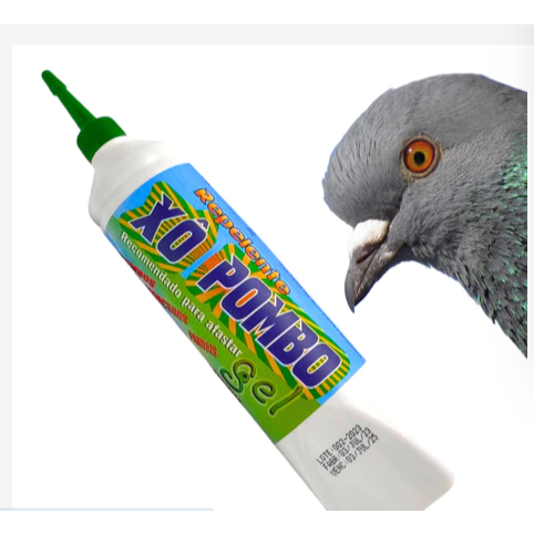 Repelente Xô Pombo Gel Espanta Pardais Morcegos Pombos 250g