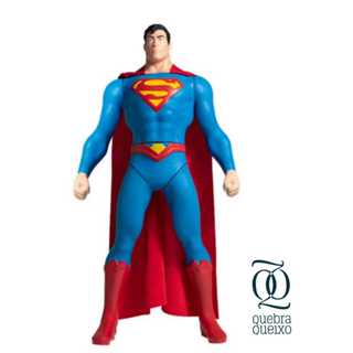 Boneco Superman 45cm Rosita super herói articulado liga da justiça em Oferta na Shopee