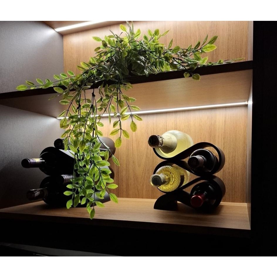 Adega de Mesa - Suporte para Vinhos - Adega Decorativa - Adega para 4 Garrafas de Vinho em Oferta na Shopee