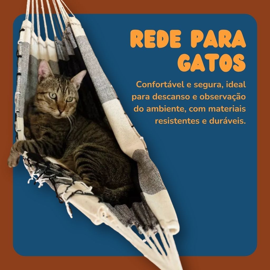 Rede De Descanso Dormir Para Gato E Cachorro Cama Confortável Pet