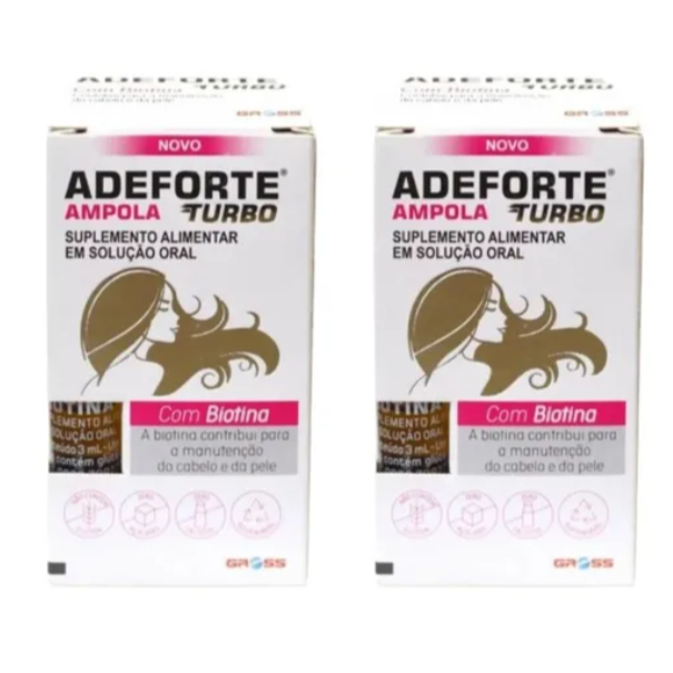 Kit C/2 Caixas De Adeforte Turbo (Original)