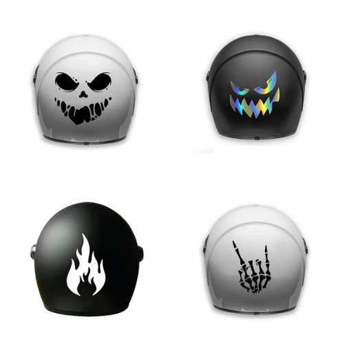 Adesivos para Capacete de Moto: Vinil Ultra Resistente! Renove o Visual do Seu Capacete
