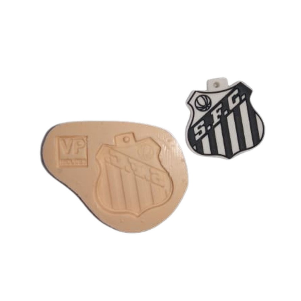 Molde de Silicone Santos Futebol - Biscuit, Resina, Pastas e etc... (CH16) em Oferta na Shopee