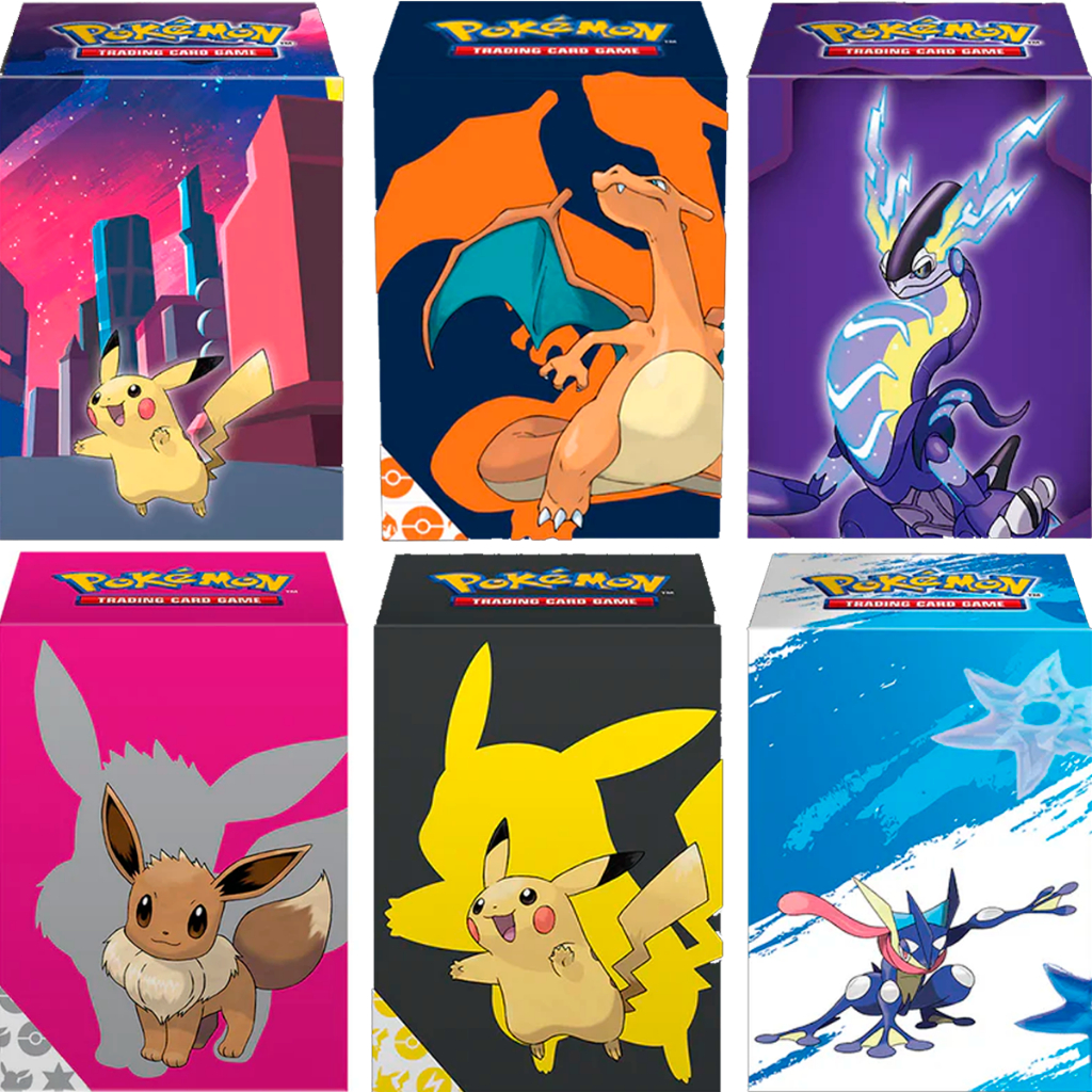 Ultra Pro Deck Box Pokemon Oficial Full View Case Suporte Até 75 Cartas
