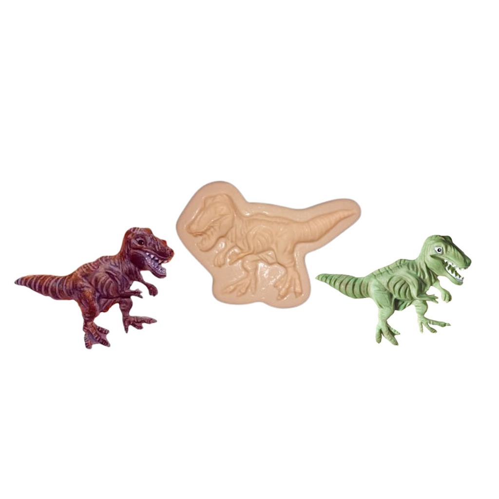 Molde de Silicone Dinossauro - Biscuit, Resina, Pastaseetc... (B 472) em Oferta na Shopee
