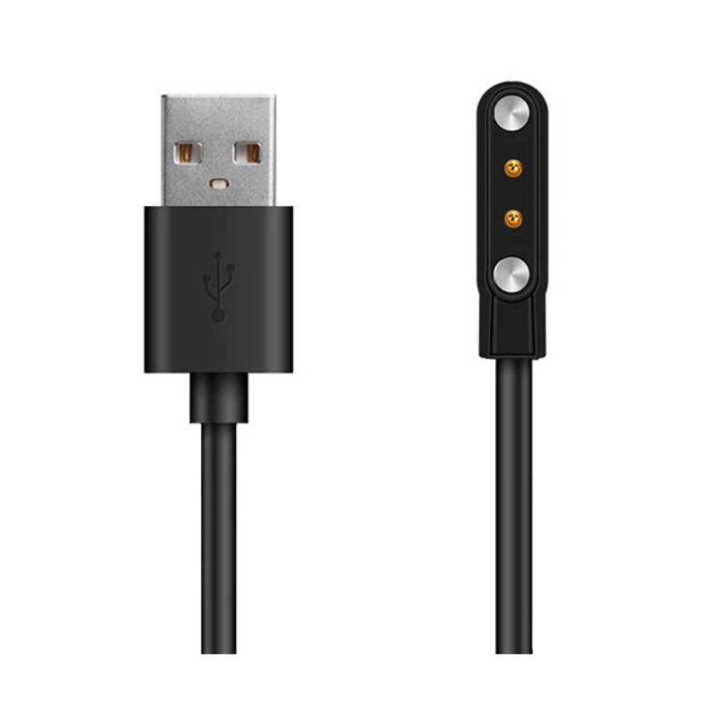Cabo Carregador USB por pino de indução Smartwatch Haylou 05 w26 w26s HW16 IWO 12 Lite GTX