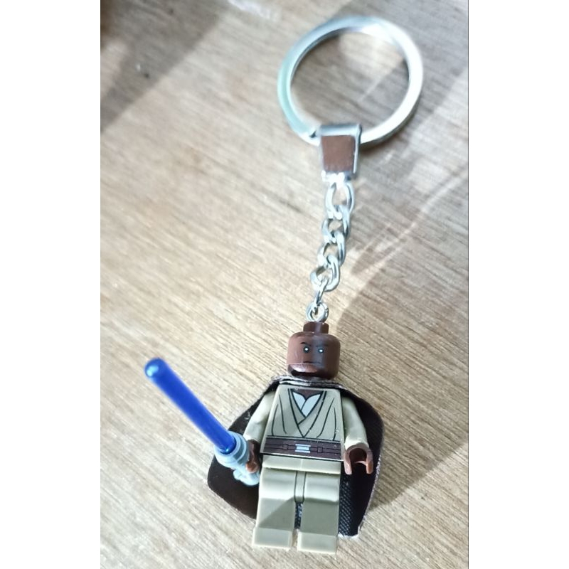 Chaveiro star wars mace windu jedi minifigura brick tipo lego