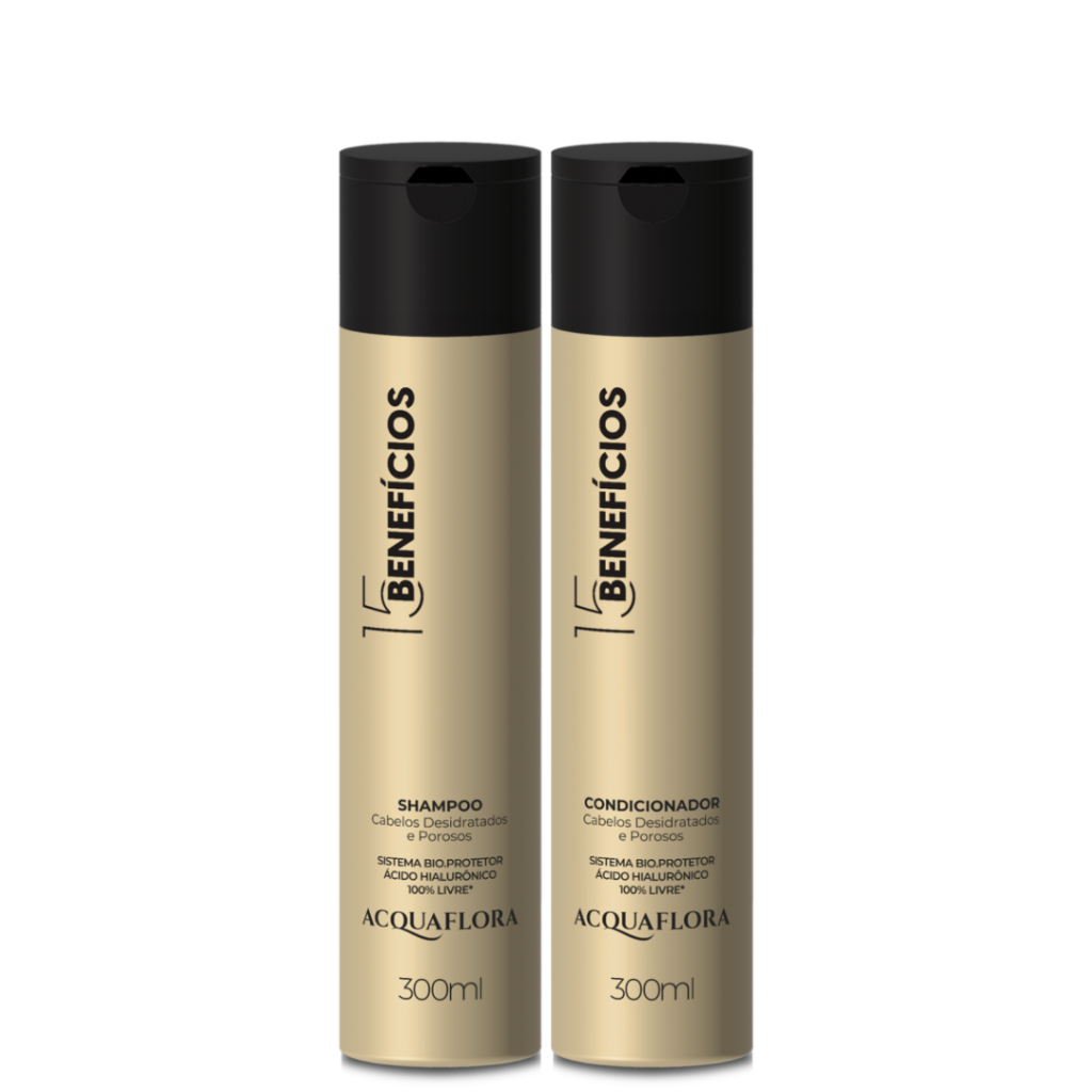 Kit Shampoo E Condicionador 15 Benefícios | Acquaflora