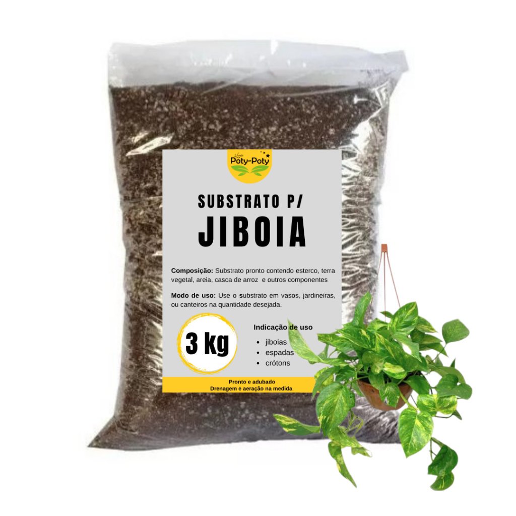 Substrato Pronto P/ Jiboias Trepadeiras 3 Kg em Oferta na Shopee