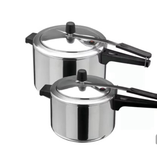 KIT COM 2 PANELAS DE PRESSÃO ASJ ALUMINIO POLIDA VÁRIOS KITS + ENVIO RÁPIDO em Oferta na Shopee