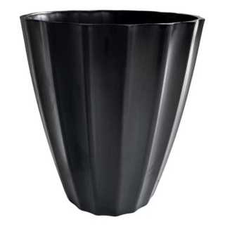 Vaso de Planta - Cachepot 26x22 - Cacau - Plastico Injetado ´- Decorativo - Sala - SANTA PALHA DECOR