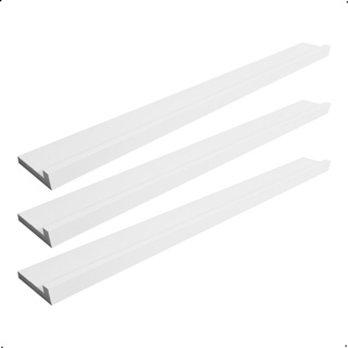 3 Prateleiras 120 x10 Cm Para Quadros Fotos Livros Branco Tx 100% MDF em Oferta na Shopee