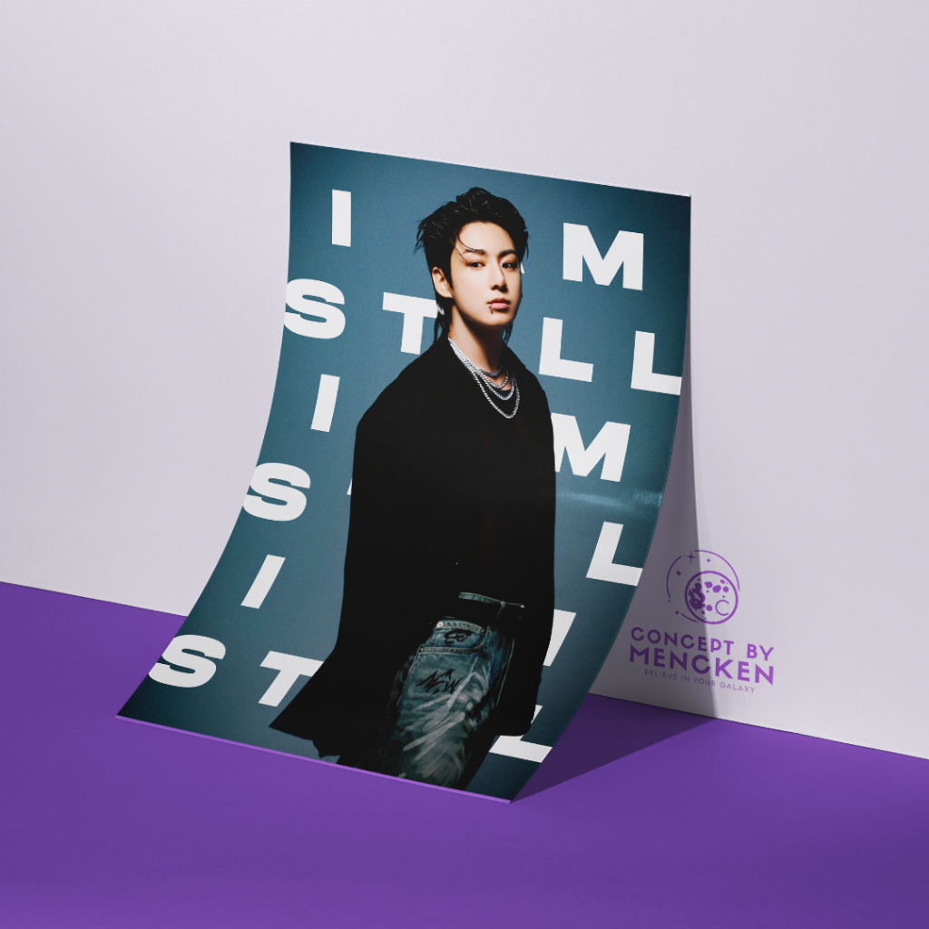 BTS JUNGKOOK - I AM STILL | POSTER A3 | CONCEPT by MENCKEN