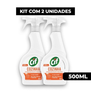 CIF Cozinha Desengordurante Limpeza Pesada pra limpar fogão Superfície mais engordurado 500ml em Oferta na Shopee