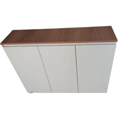Balcão Aparador Buffet 20 cm de Profundidade Balcão 3 Portas