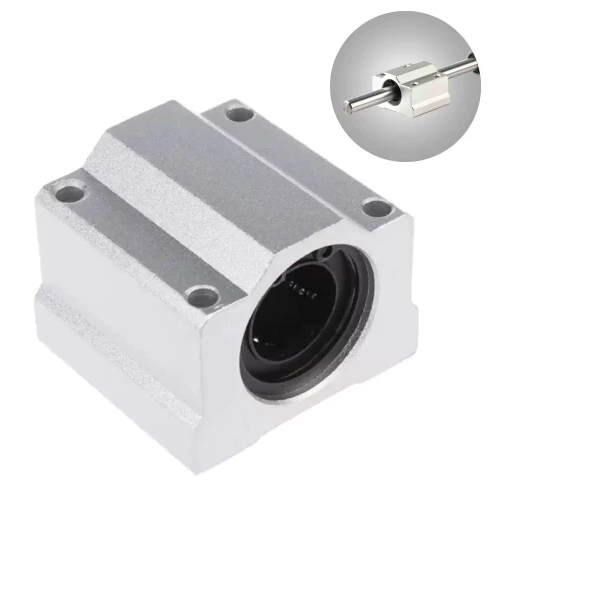 Rolamento Pillow Block fechado 16mm 12mm 10mm ou 8mm Com Rolamento Para Eixo Linear