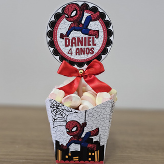 20 UNIDADES CACHEPO / CENTRO DE MESA HOMEM ARANHA CUTE Enfeite Festa Aniversário Chá Revelação em Oferta na Shopee