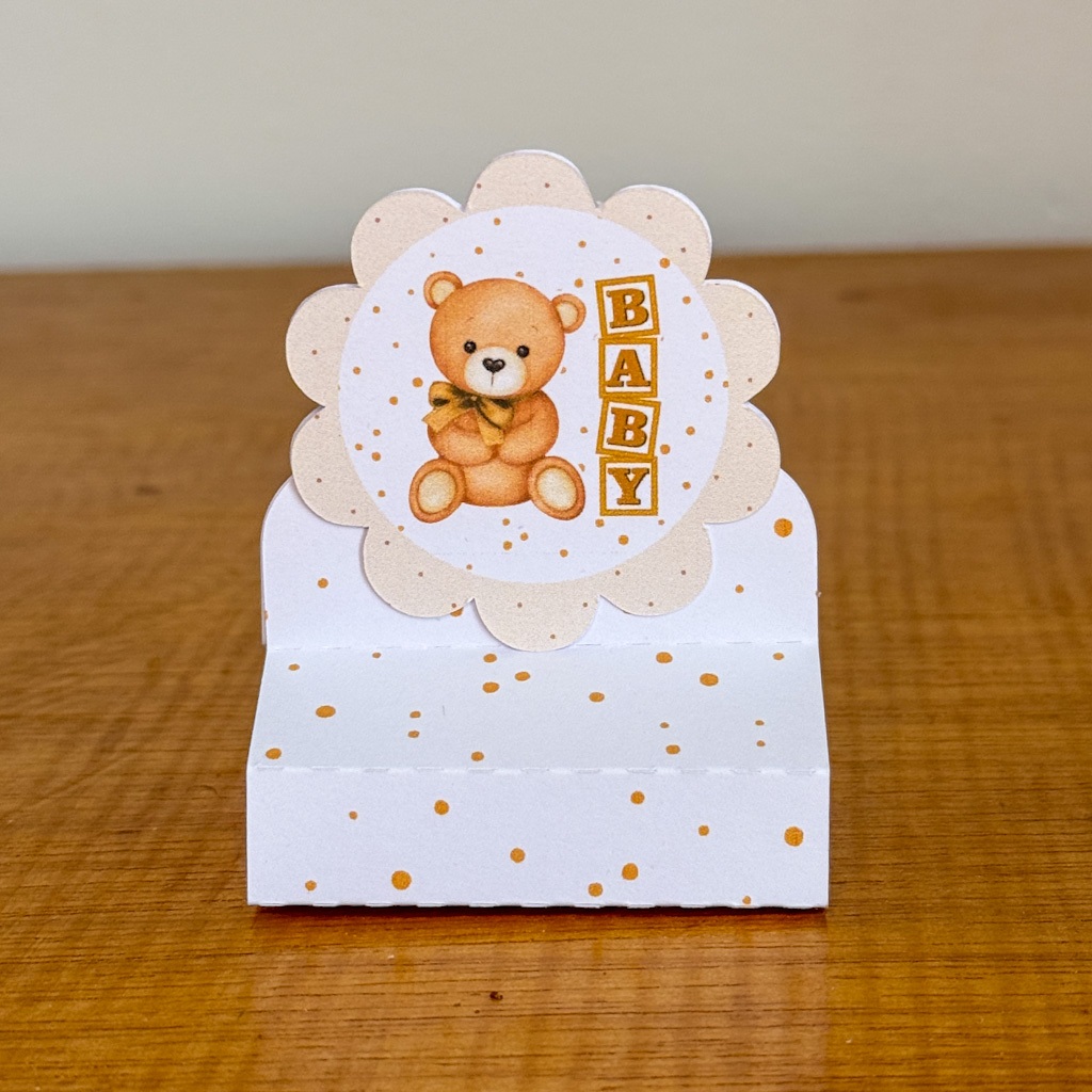 Porta Bis Duplo Personalizado REVELAÇÃO NEUTRO Lembrancinhas para Festas Aniversário