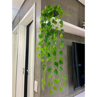 Arranjo Planta caída Artificial Com 1 Pendente Jiboia Realista + Vaso em Oferta na Shopee