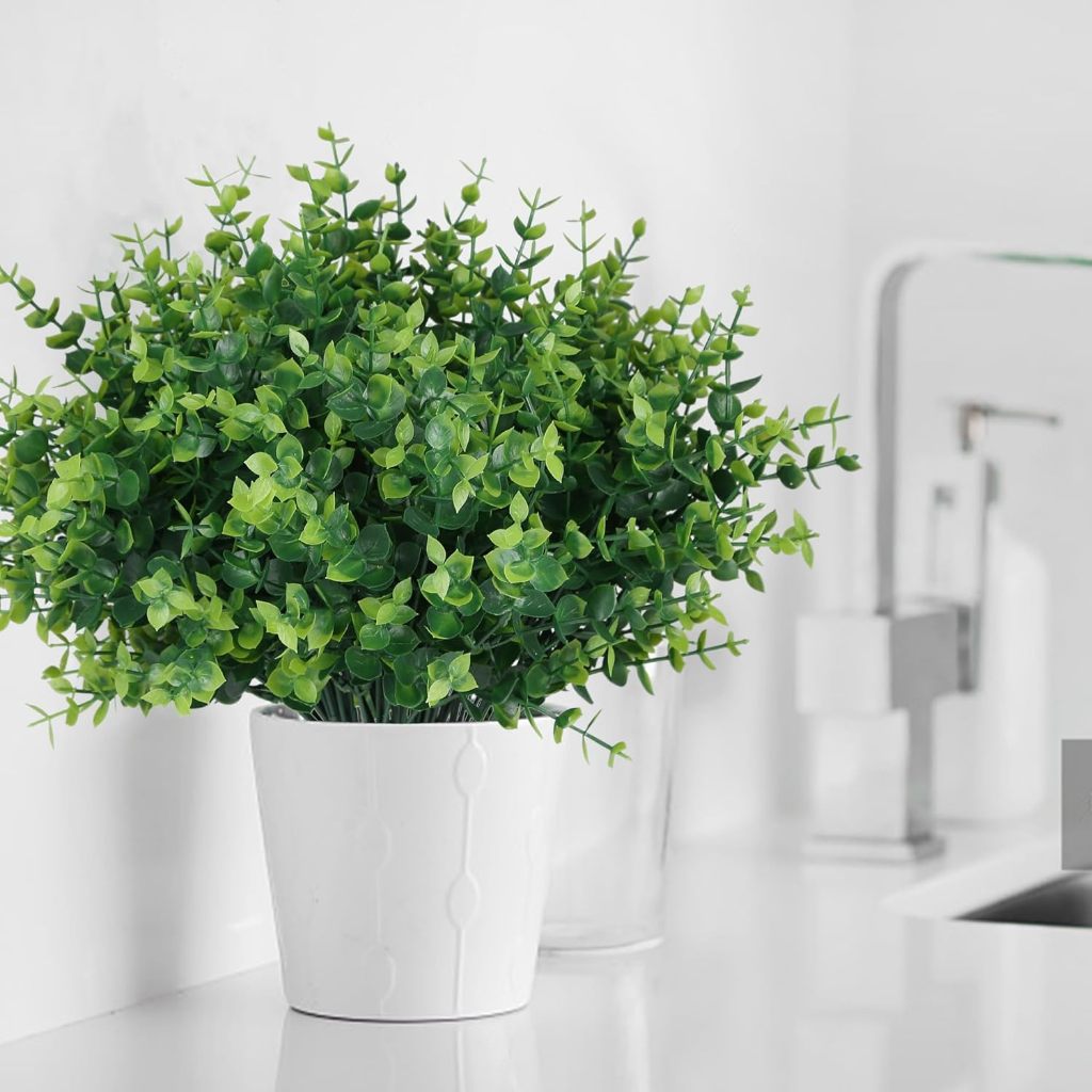 Kit 10 Galhos Folhagem Verde Eucalipto Artificial 35cm em Oferta na Shopee