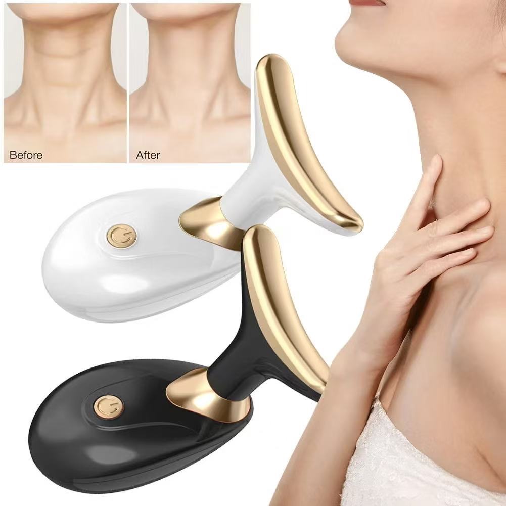 Massageador De Rosto Rejuvenescedor Anti-Idade Anti-Rugas Pele Firme Pescoço Forte Portáti...