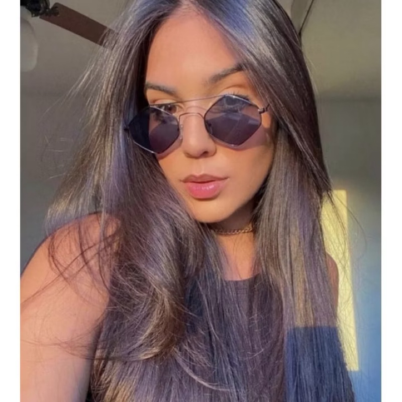 Óculos de Sol Óculos de Sol Feminino Moda UV Óculos de Sol Feminino 2025 Óculos de Sol Quadrado