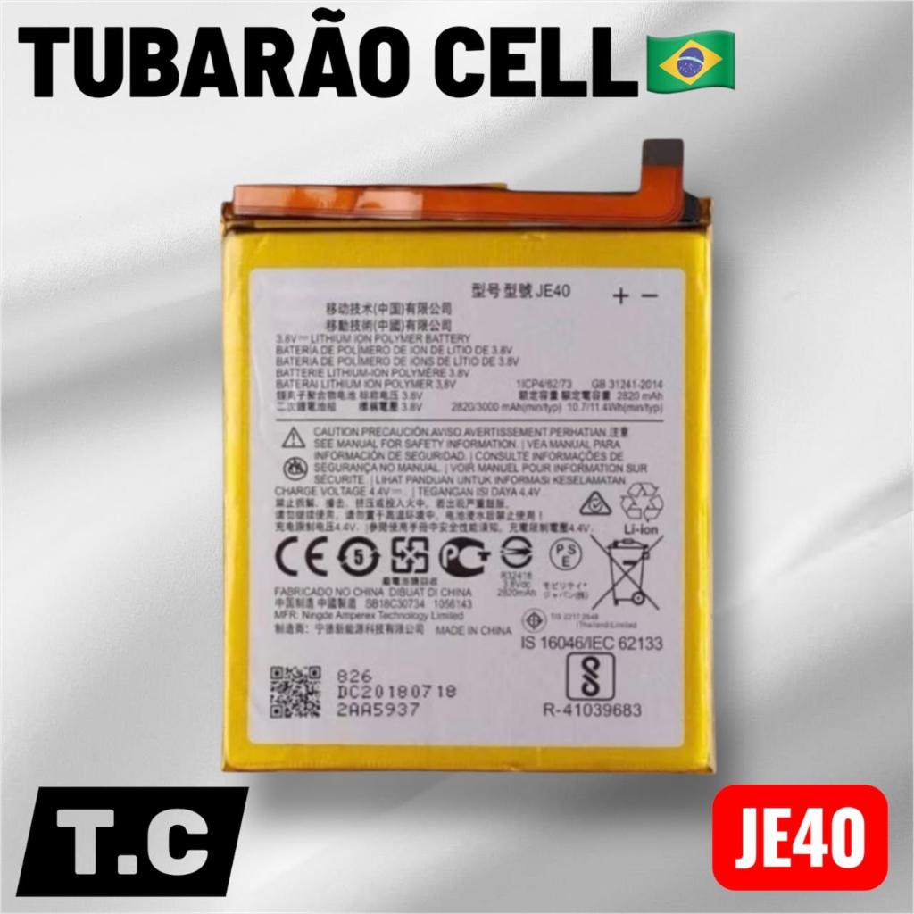 BAT COMPATIVAL G7 PLAY \ MOTO ONE (JE40) ORI 100% NOVA COM GARANTIA 30 DIA