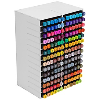 NICHO PARA 168 CANETAS EM MDF CRÚ DE 3 MM COM 20 REPARTIÇÕES PARA MARCADORES TIPO COPIC em Oferta na Shopee