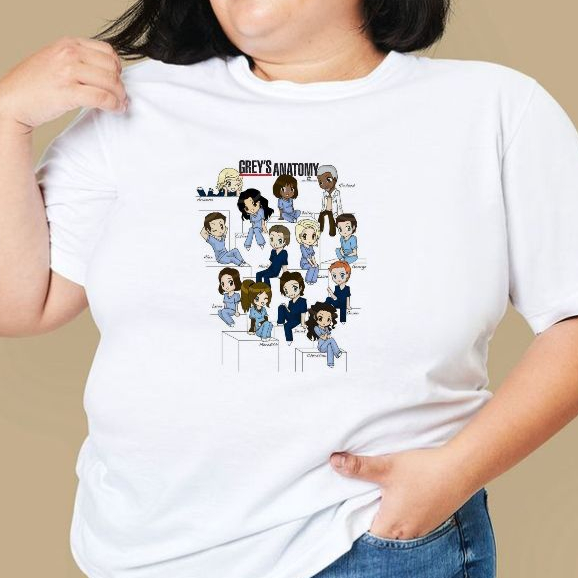 Tshirt BRANCA Blusa feminina SERIE GRE´YS ANATOMY, FRASES CATOLICA ,CAMISETA  UNISSEX,PLUS SIZE