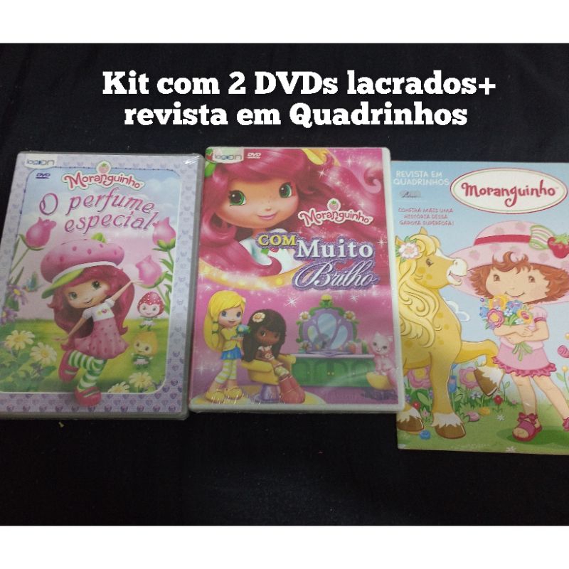2 DVDs Moranguinho novos e lacrados mais revista em Quadrinhos
