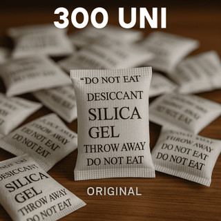 Sílica Gel 300 Unidades Sachê 1g Umidade Antimofo Desumidicador de Ambiente Original
