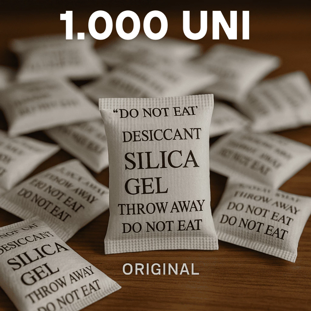 Sílica Gel 1.000 Unidades Sachê 1g Umidade Antimofo Desumidicador de Ambiente Original