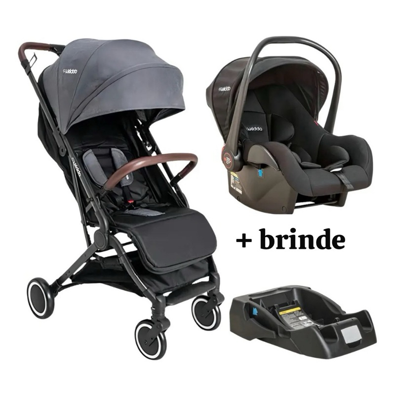 Carrinho De Bebê Sprint / Bebê Conforto / Base  - Kiddo