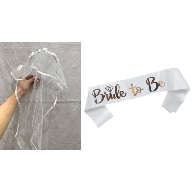 kit 1 arco noiva + 1 faixa bride to be despedida de solteira festa em Oferta na Shopee