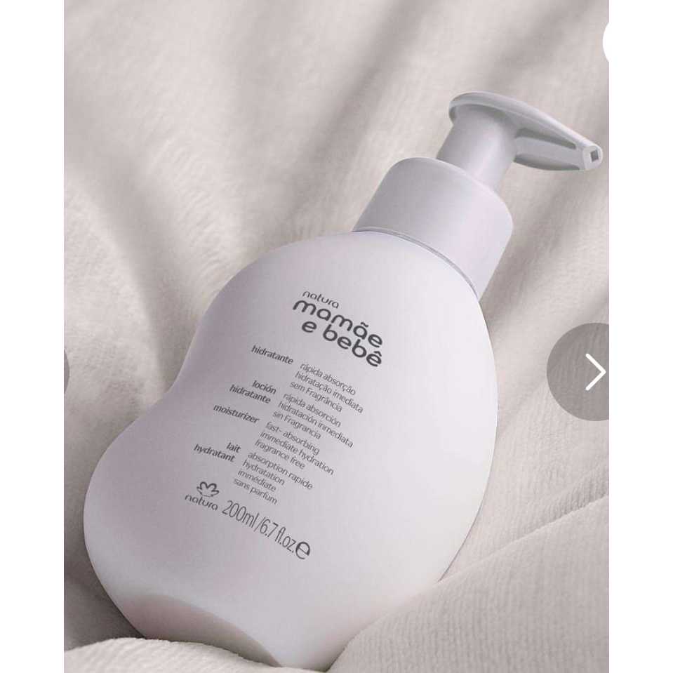 Hidratante Sem Fragrância Mamãe e Bebê   Hidratante Sem Fragrância Mamãe e Bebê 200 ml