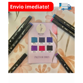 Kit de Canetas Marcadores - 06/08/10/12 cores ***LEIA O ANÚNCIO *** em Oferta na Shopee