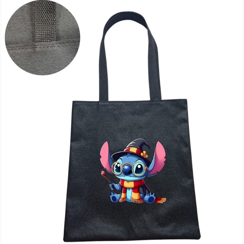 Bolsa ecobag kit 30x32.  sthich Harry poter bruxo alta qualidade para o dia a dia