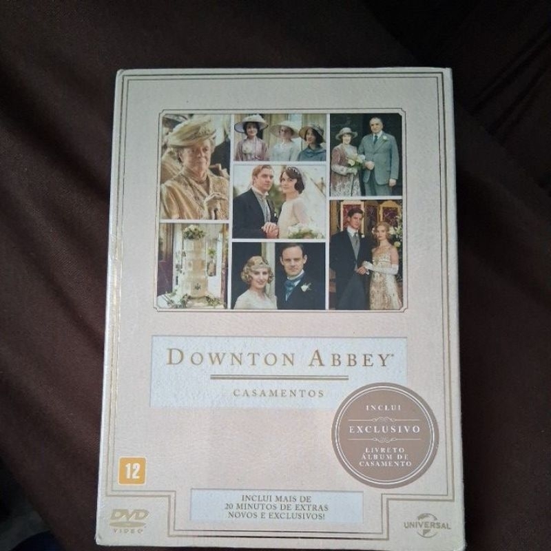dvd triplo Downton Abbey casamentos original (lacrado)
