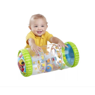 Brinquedo Divertido Rolo Inflável /bebê Com Chocalho