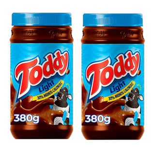 Kit 2 Achocolatado Em Pó Light Pote 380g Toddy Nfe em Oferta na Shopee