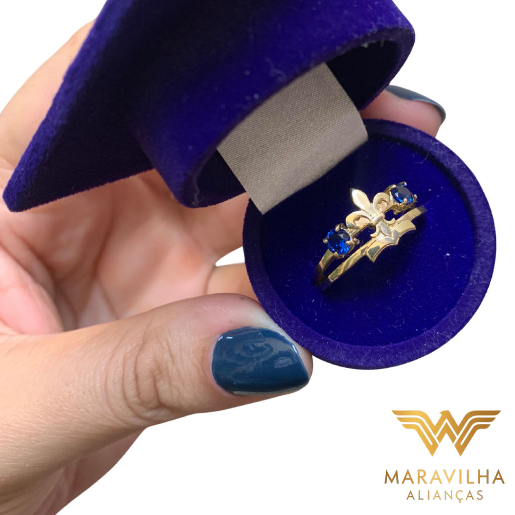 Anel de Formatura Pedagogia Pedra Azul: Onde Comprar | BuscaProdutos
