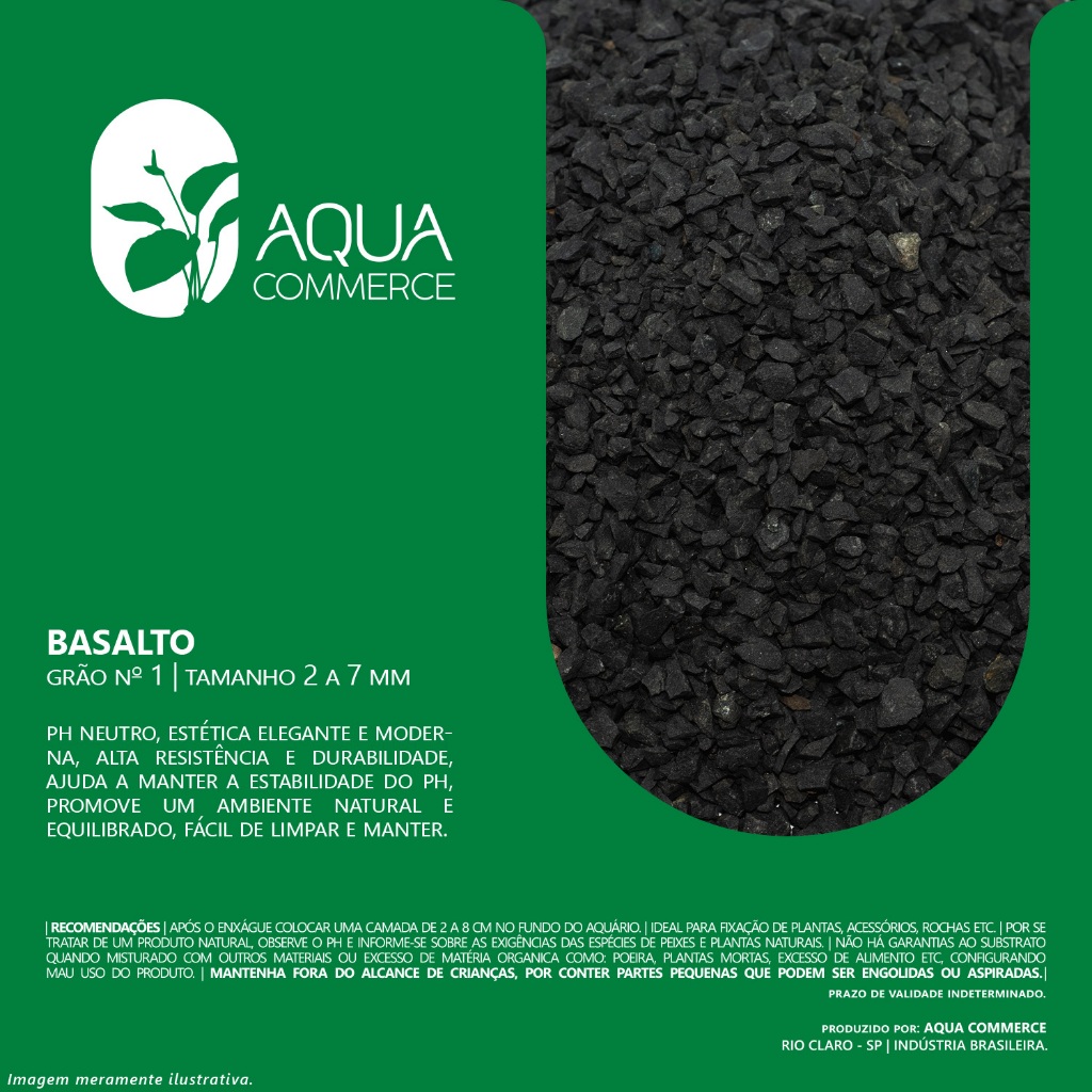 10Kg Basalto Substrato Aquário, Lago, fonte, Plantado Plantas