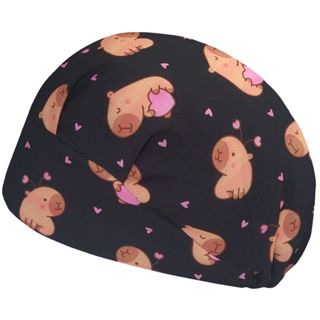 Touca Cirúrgica Enfermagem Odonto Doceira Personagens Elástico CAPIVARA em Oferta na Shopee