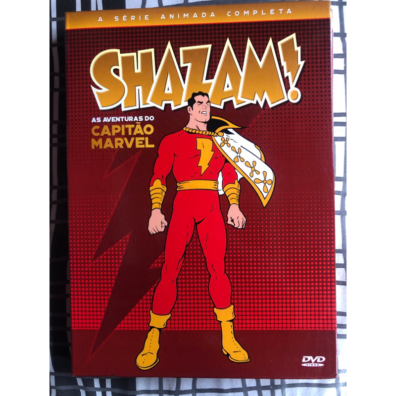 dvd duplo Shazam ! as aventuras do capitão marvel , completa