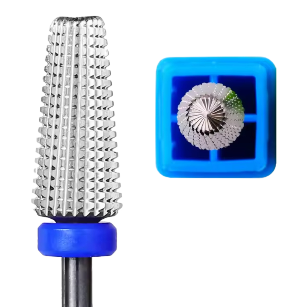 Broca Cônica Tungstênio Profissional Para Unhas Gel Acrílico Corte Médio Acabamento Remoção e Nivelamento do Gel em Oferta na Shopee