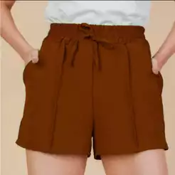 Short duna feminino pluz size shorts confortavel basico com bolso